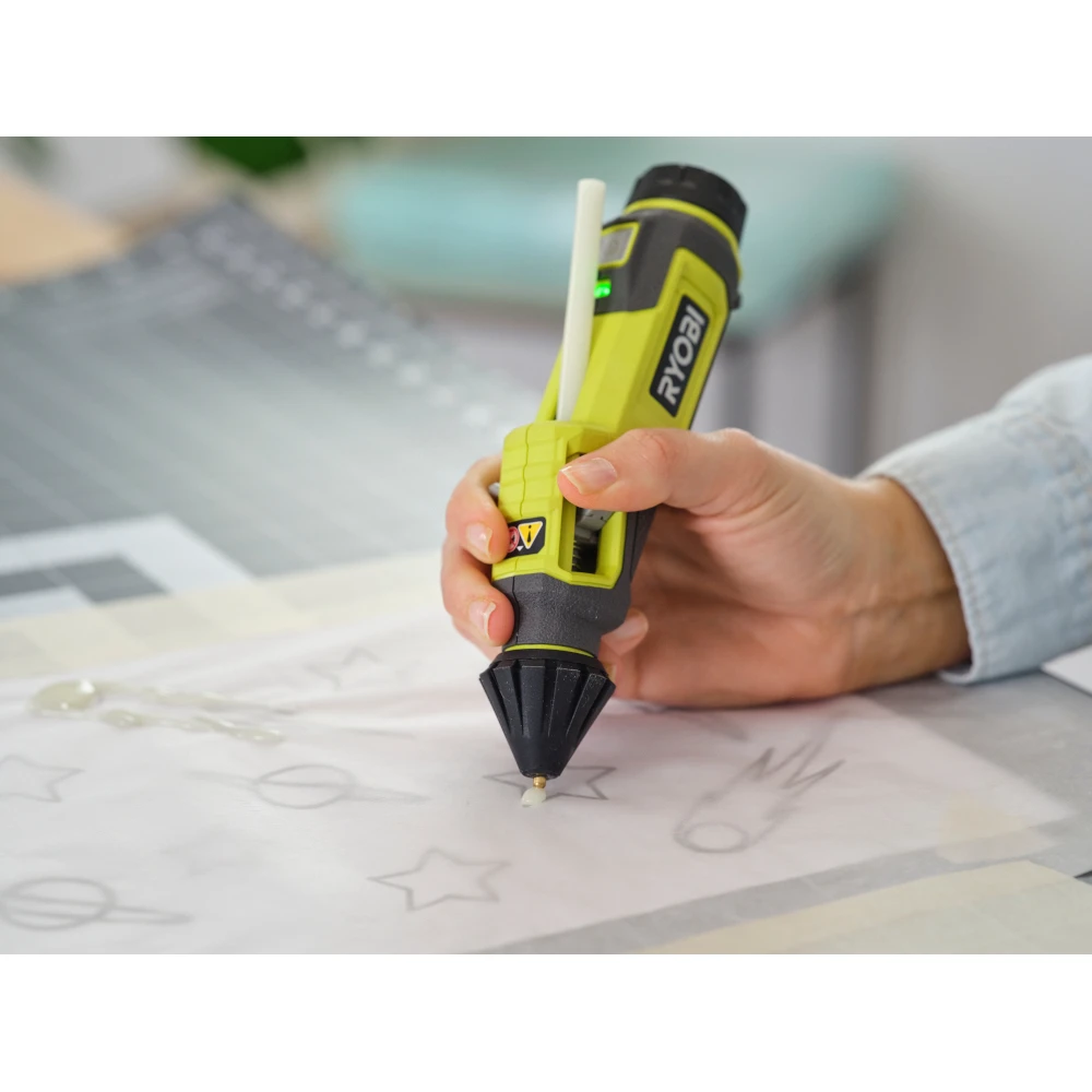 RYOBI Mini Glow In The Dark Glue Sticks (24-Pack) 2 RYOBI Mini Glow In The Dark Glue Sticks (24-Pack) - Image 2