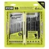 RYOBI 25 PC. Hex Shank Black Oxide Drill Bit Set