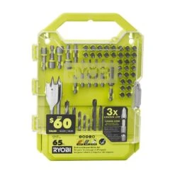 RYOBI 65 PC. Drill And Impact Drive Set