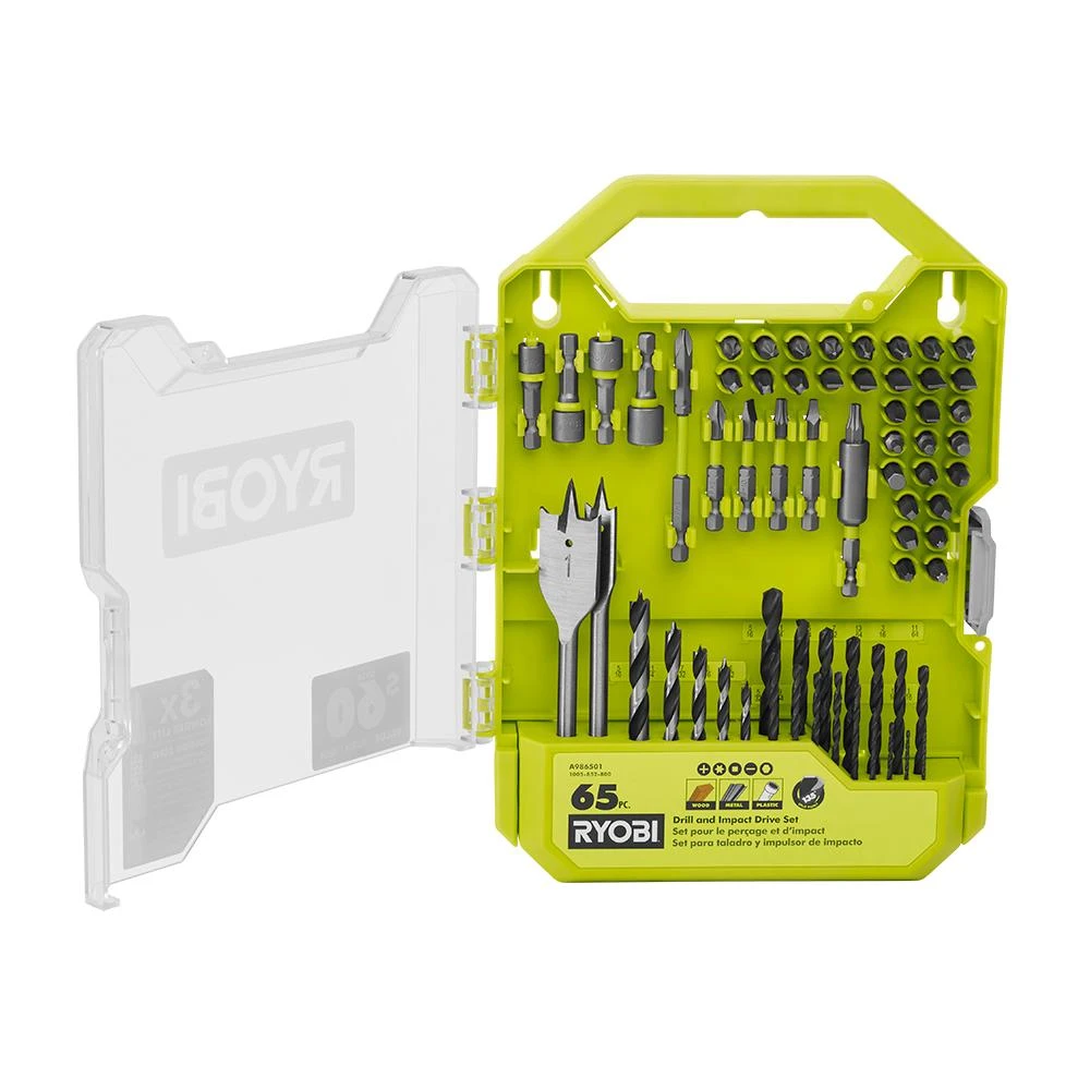RYOBI 65 PC. Drill And Impact Drive Set 2 RYOBI 65 PC. Drill And Impact Drive Set - Image 2
