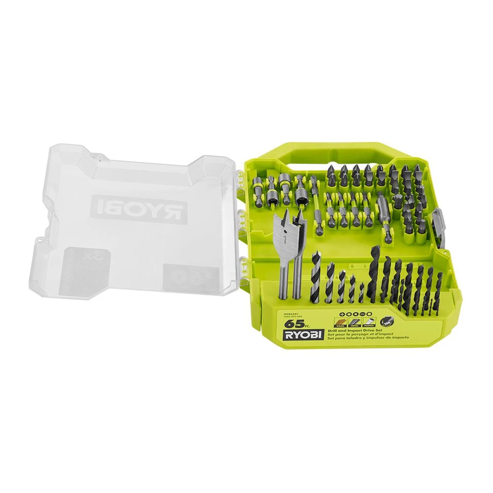 RYOBI 65 PC. Drill And Impact Drive Set 4 RYOBI 65 PC. Drill And Impact Drive Set - Image 4