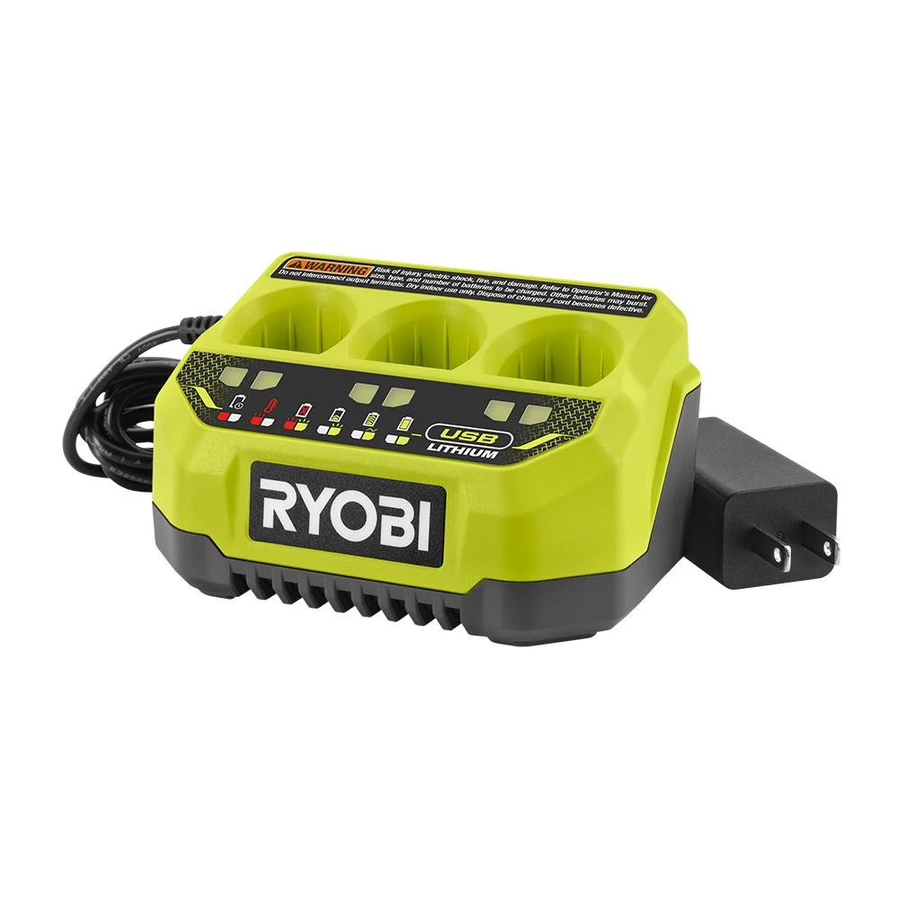 RYOBI USB LITHIUM 3-Port Charger 1 RYOBI USB LITHIUM 3-Port Charger