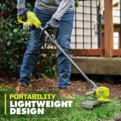 RYOBI 18V ONE+ 13" String Trimmer/Edger And Blower Combo Kit -Tool Series Store P2039VNM 09
