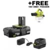 RYOBI 18V ONE+ 2.0 Ah Starter Kit With FREE 1/2 Gal. Chemical Fogger