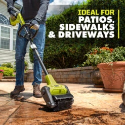 RYOBI 18V ONE+ Cordless Outdoor Patio Sweeper Kit -Tool Series Store P2940 04