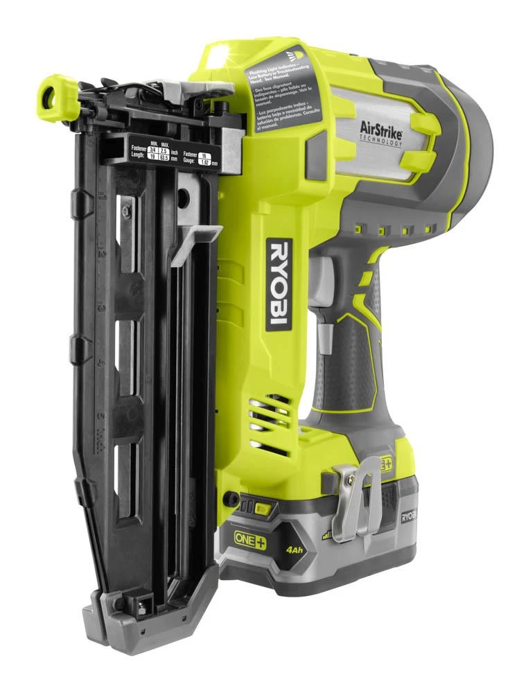 RYOBI 18V ONE+ AirStrike 16GA Finish Nailer 7 RYOBI 18V ONE+ AirStrike 16GA Finish Nailer - Image 7