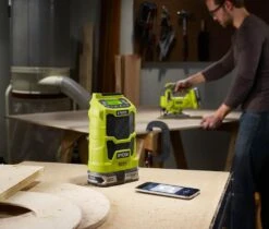 RYOBI 18V ONE+ Compact Radio With Bluetooth™ Wireless Technology -Tool Series Store P742 08