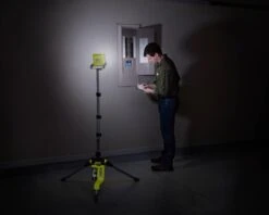 RYOBI 18V ONE+ Hybrid LED Tripod Stand Light -Tool Series Store P782 07