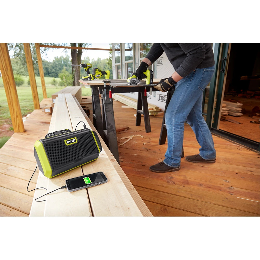 RYOBI 18V ONE+ Speaker With Bluetooth™ Wireless Technology 3 RYOBI 18V ONE+ Speaker With Bluetooth™ Wireless Technology - Image 3