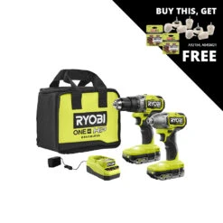 RYOBI 18V ONE+ HP Brushless 2-Tool Kit