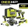 RYOBI 18V ONE+ HP Brushless 5-Tool Combo Kit