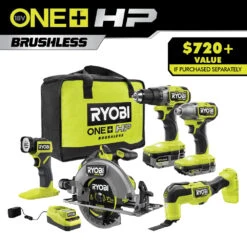 RYOBI 18V ONE+ HP Brushless 5-Tool Combo Kit