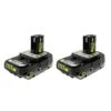 RYOBI 18V ONE+ HIGH PERFORMANCE 2.0 Ah Battery (2-Pack)
