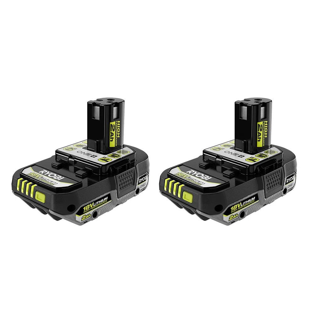 RYOBI 18V ONE+ HIGH PERFORMANCE 2.0 Ah Battery (2-Pack) 1 RYOBI 18V ONE+ HIGH PERFORMANCE 2.0 Ah Battery (2-Pack)