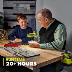 RYOBI 18V ONE+ Magnifying Clamp Light -Tool Series Store PCL664B 04