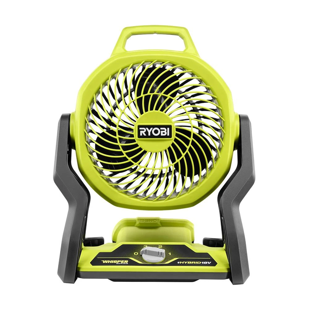 RYOBI 18V ONE+ Hybrid WHISPER SERIES 7.5" Fan 1 RYOBI 18V ONE+ Hybrid WHISPER SERIES 7.5" Fan