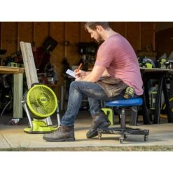 RYOBI 18V ONE+ Hybrid 12" Misting Fan Cannon 5 RYOBI 18V ONE+ Hybrid 12" Misting Fan Cannon -Tool Series Store PCL850B 03