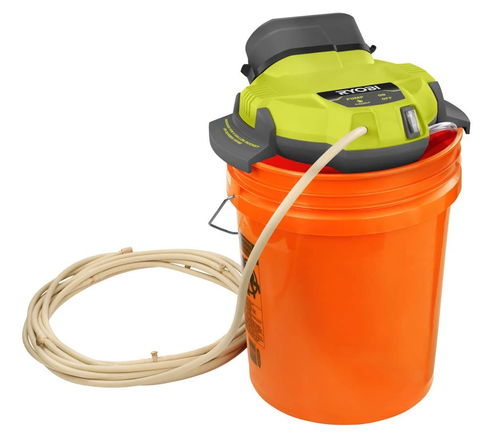 RYOBI 18V ONE+ Portable Bucket Top Misting Kit 2 RYOBI 18V ONE+ Portable Bucket Top Misting Kit - Image 2