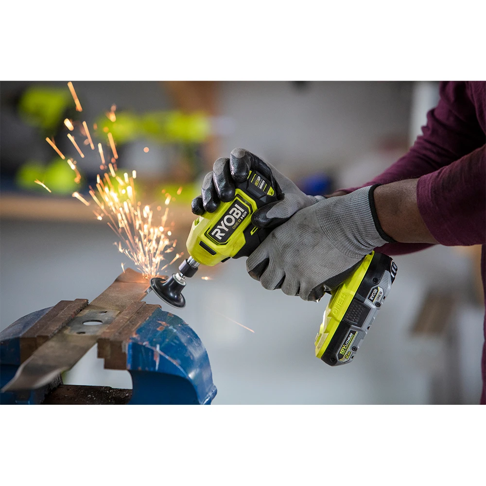 RYOBI 18V ONE+ HP Compact Brushless 1/4" Right Angle Die Grinder 4 RYOBI 18V ONE+ HP Compact Brushless 1/4" Right Angle Die Grinder - Image 4