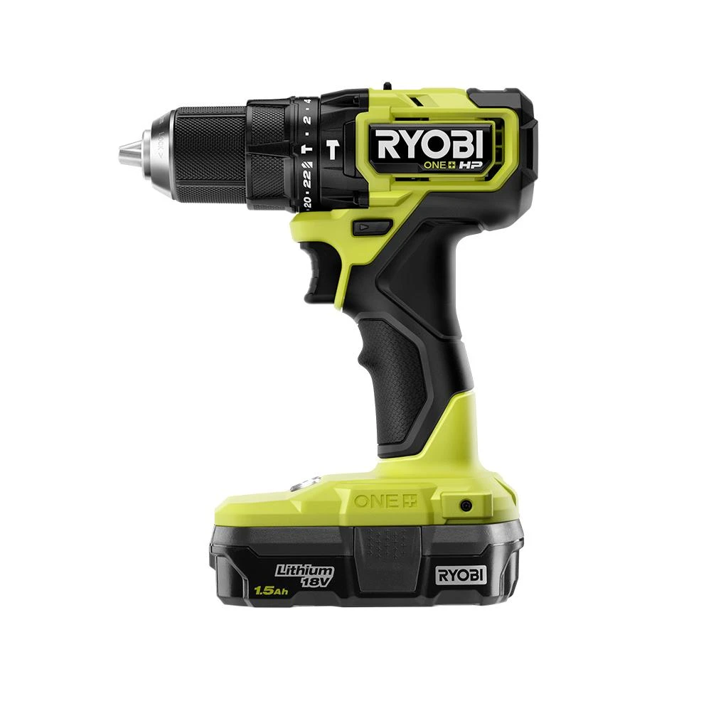 RYOBI 18V ONE+ HP Compact Brushless 1/2" Hammer Drill Kit 2 RYOBI 18V ONE+ HP Compact Brushless 1/2" Hammer Drill Kit - Image 2