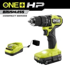 RYOBI 18V ONE+ HP Compact Brushless 1/2" Hammer Drill Kit