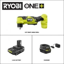 RYOBI 18V ONE+ HP Compact Brushless Right Angle Drill Kit -Tool Series Store PSBRA02K 07