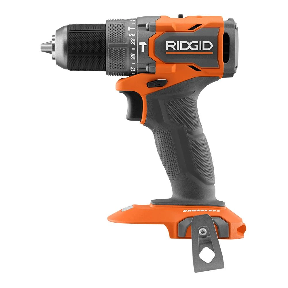 RIDGID 18V SubCompact Brushless 1/2" Hammer Drill/Driver 1 RIDGID 18V SubCompact Brushless 1/2" Hammer Drill/Driver