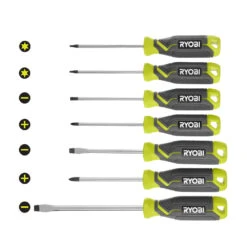 RYOBI 7-Piece Screwdriver Set