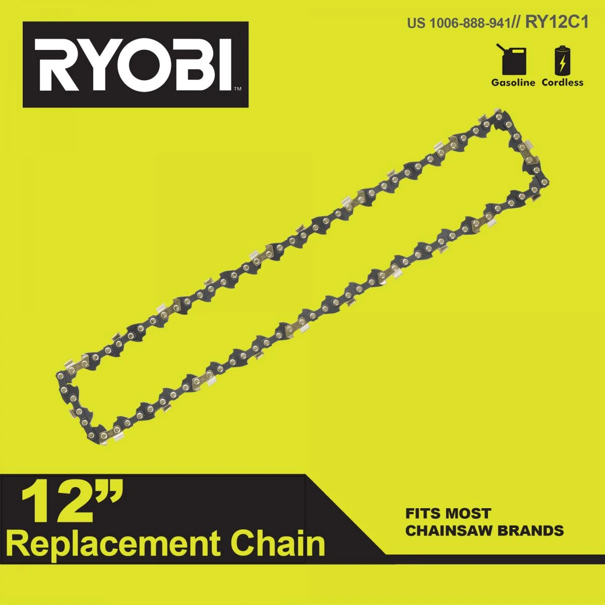 RYOBI 12" Replacement Chainsaw Chain 1 RYOBI 12" Replacement Chainsaw Chain