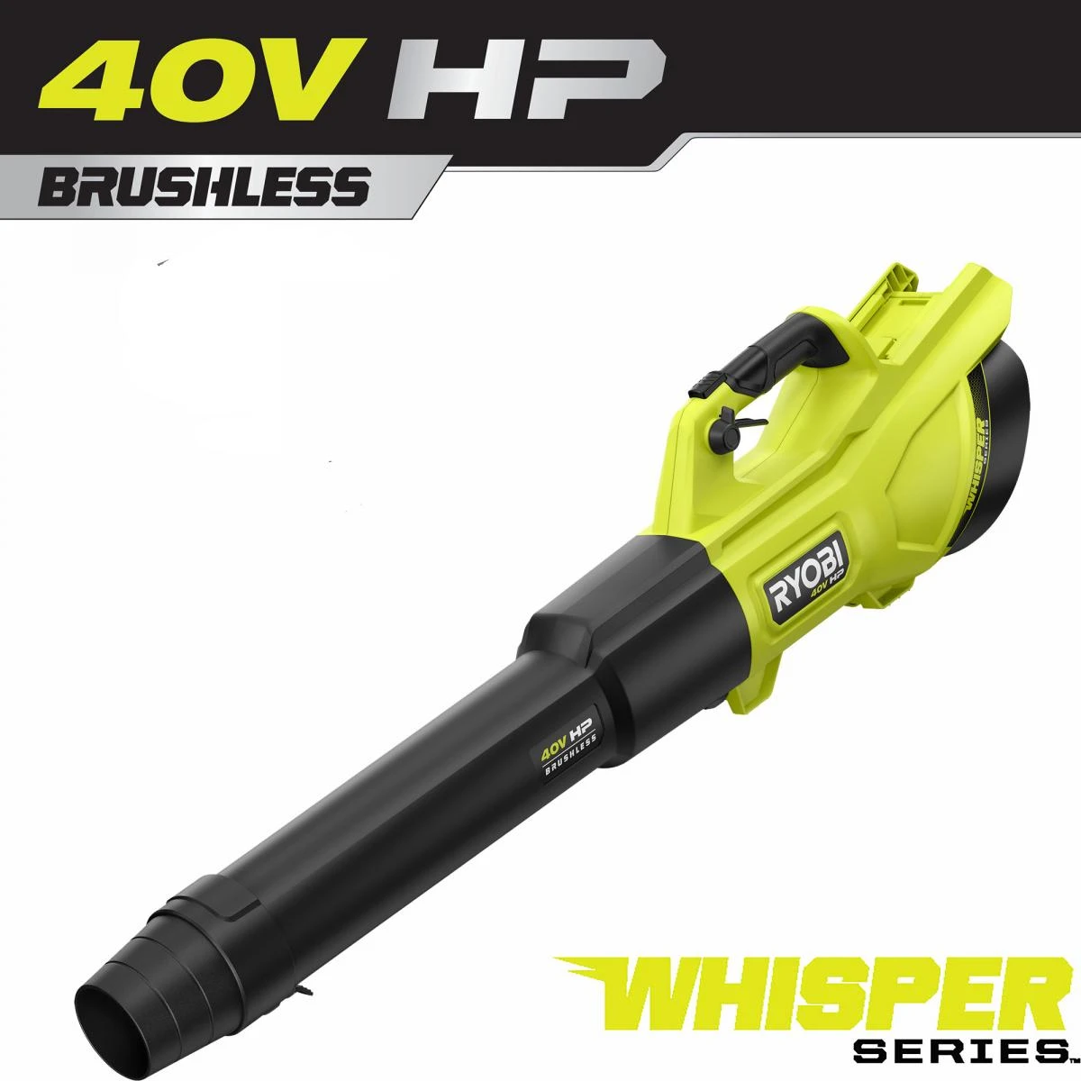 RYOBI 40V HP Brushless WHISPER SERIES Blower 1 RYOBI 40V HP Brushless WHISPER SERIES Blower