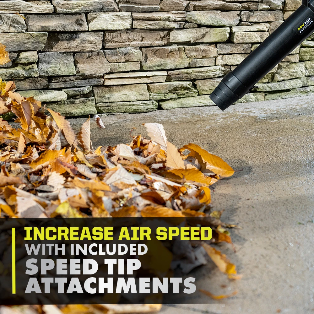 RYOBI 40V HP Brushless WHISPER SERIES Blower 5 RYOBI 40V HP Brushless WHISPER SERIES Blower - Image 5