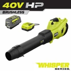 RYOBI 40V HP Brushless WHISPER SERIES Blower Kit
