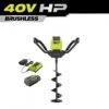 RYOBI 40V HP Ice Auger Kit