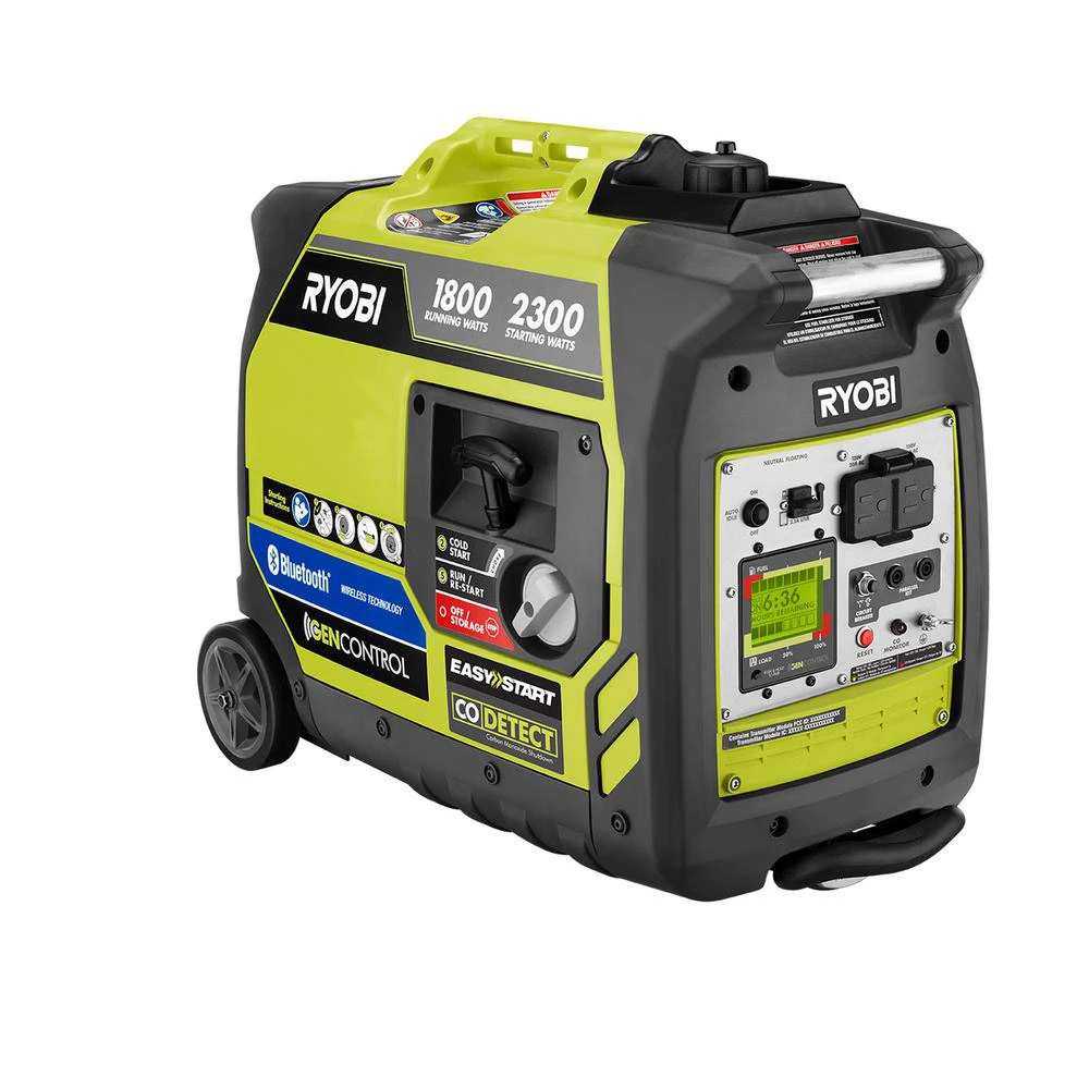 RYOBI 2,300-Watt Super Quiet Gas Digital Inverter Generator 1 RYOBI 2,300-Watt Super Quiet Gas Digital Inverter Generator