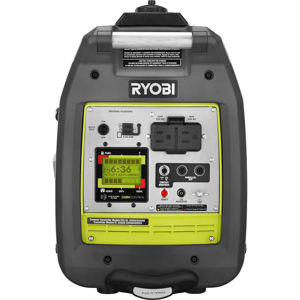 RYOBI 2,300-Watt Super Quiet Gas Digital Inverter Generator 3 RYOBI 2,300-Watt Super Quiet Gas Digital Inverter Generator - Image 3