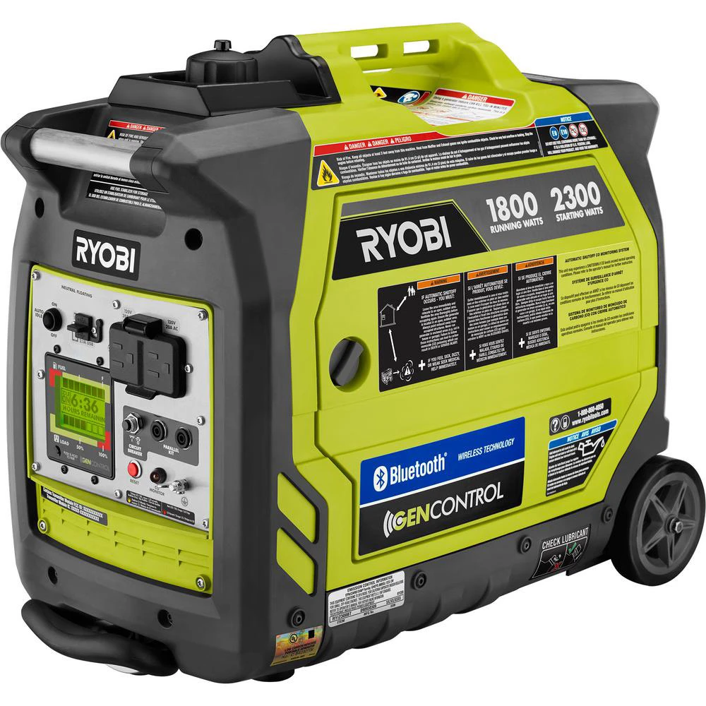 RYOBI 2,300-Watt Super Quiet Gas Digital Inverter Generator 5 RYOBI 2,300-Watt Super Quiet Gas Digital Inverter Generator - Image 5