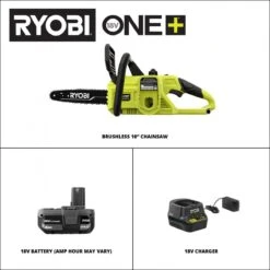 RYOBI 18V ONE+ HP Brushless 10" Chain Saw Kit -Tool Series Store ZRP2520 05