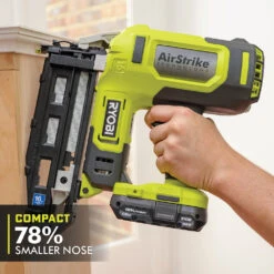 RYOBI 18V ONE+ 16 GA Cordless AirStrike Finish Nailer -Tool Series Store ZRP326 04