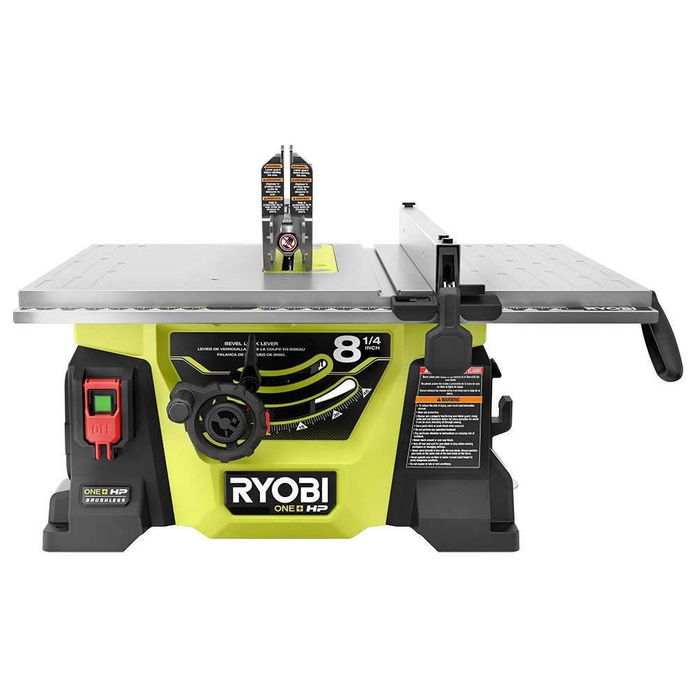 RYOBI 18V ONE+ HP Brushless 8-1/4" Table Saw 1 RYOBI 18V ONE+ HP Brushless 8-1/4" Table Saw