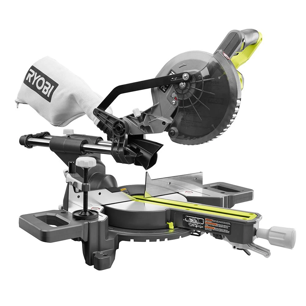 RYOBI 18V ONE+ 7-1/4" Sliding Compound Miter Saw 1 RYOBI 18V ONE+ 7-1/4" Sliding Compound Miter Saw