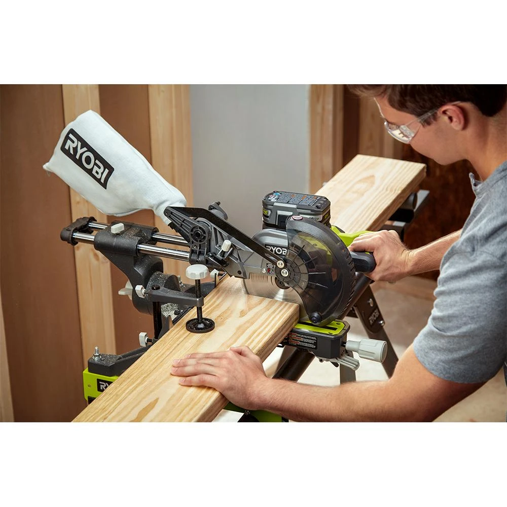 RYOBI 18V ONE+ 7-1/4" Sliding Compound Miter Saw 7 RYOBI 18V ONE+ 7-1/4" Sliding Compound Miter Saw - Image 7