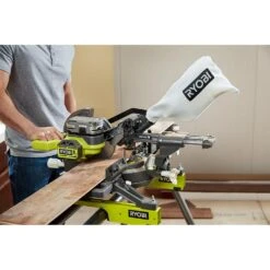 RYOBI 18V ONE+ 7-1/4" Sliding Compound Miter Saw 16 RYOBI 18V ONE+ 7-1/4" Sliding Compound Miter Saw -Tool Series Store ZRPBT01B 08