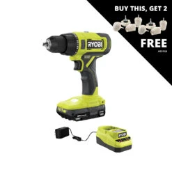 RYOBI 18V ONE+ 1/2" Drill/Driver Kit