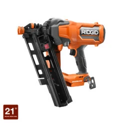 RIDGID 18V Brushless 21 Degree 3-1/2" Framing Nailer