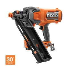 RIDGID 18V Brushless 30 Degree 3-1/2" Framing Nailer