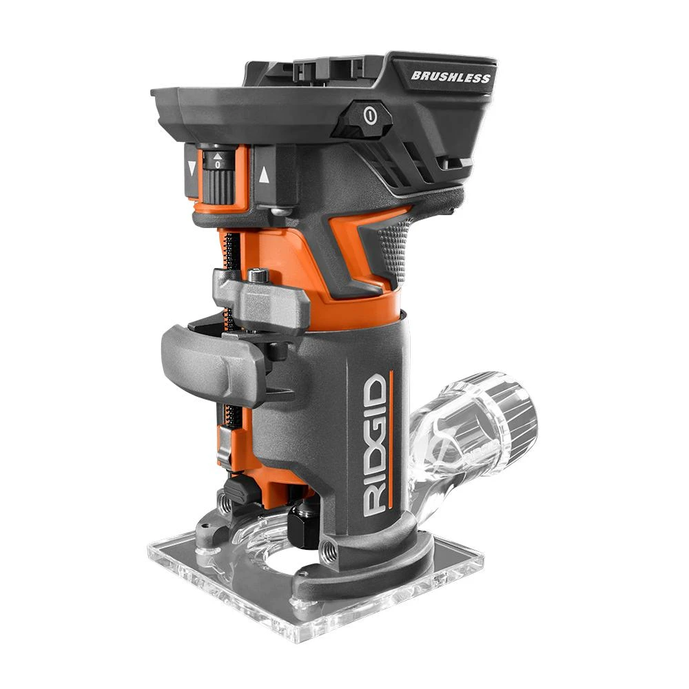 RIDGID 18V OCTANE Brushless Fixed Base Router 2 RIDGID 18V OCTANE Brushless Fixed Base Router - Image 2