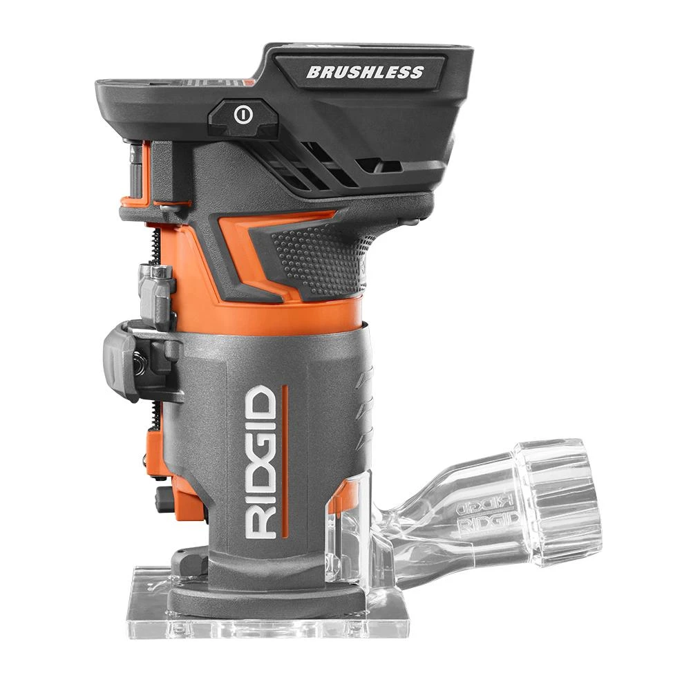 RIDGID 18V OCTANE Brushless Fixed Base Router 4 RIDGID 18V OCTANE Brushless Fixed Base Router - Image 4