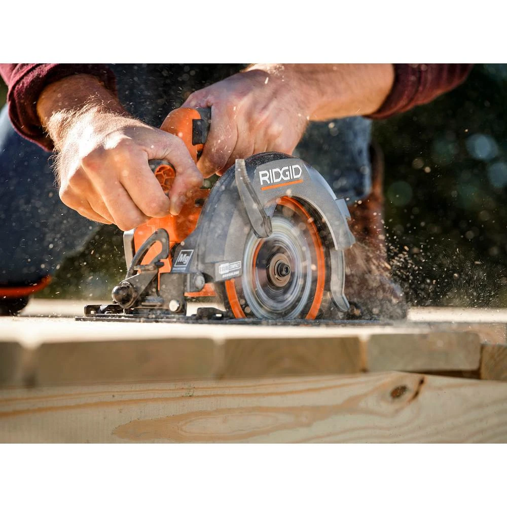 RIDGID 18V SubCompact Brushless 6-1/2" Circular Saw 2 RIDGID 18V SubCompact Brushless 6-1/2" Circular Saw - Image 2