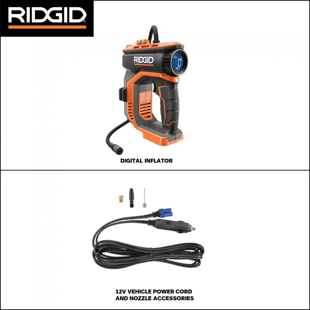 RIDGID 18V Digital Inflator 6 RIDGID 18V Digital Inflator - Image 6