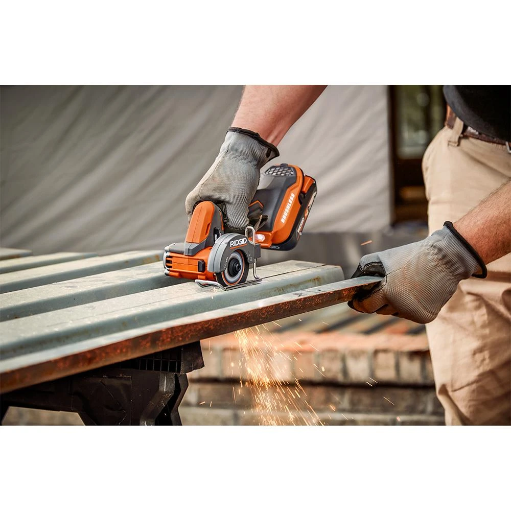 RIDGID 18V SubCompact Brushless 3" Multi-Material Saw 8 RIDGID 18V SubCompact Brushless 3" Multi-Material Saw - Image 8